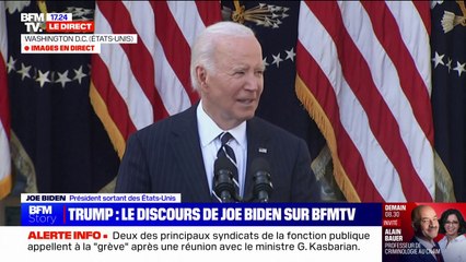 Joe Biden sur Kamala Harris: "On peut être fier d'elle"