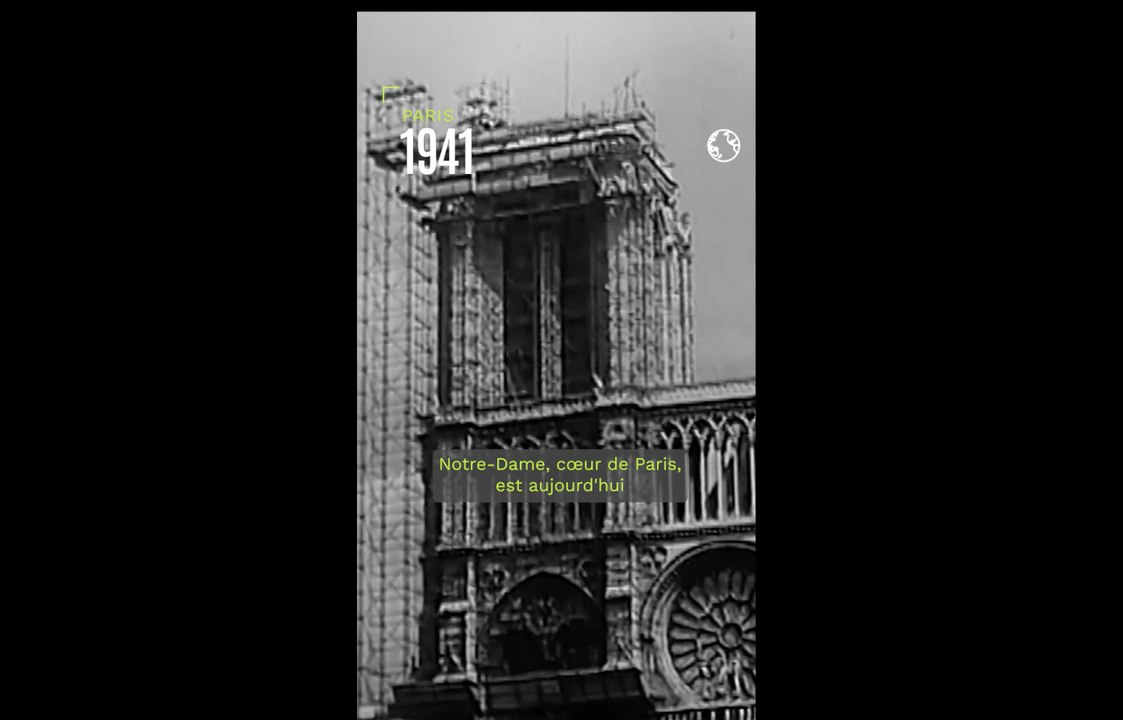 1941 : restauration de Notre-Dame de Paris