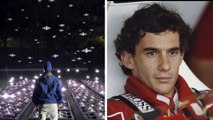 Ayrton Senna es homenajeado por DJ brasileño con juego de luces en el cielo