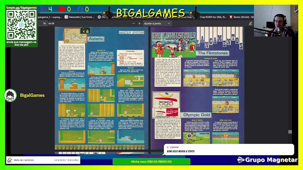 Asterix - The Flintstones - Olympic Gold, Master, VideoGame #14, Maio de 1992 - 2024-06-25_10-36-08