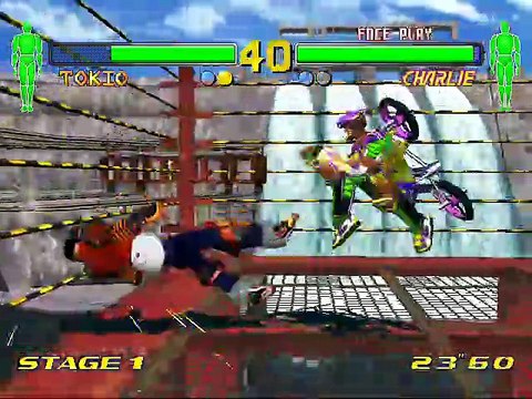 Fighting Vipers 2 online multiplayer - dreamcast