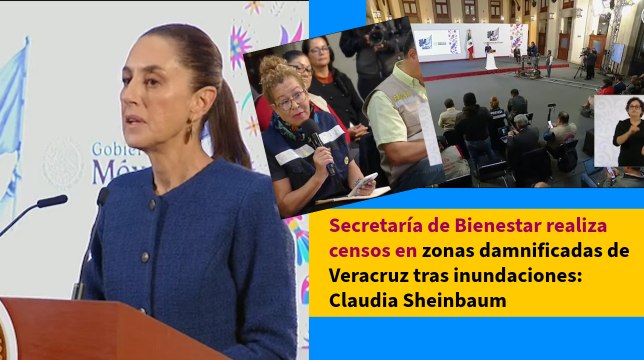 ¿Habrá atención especial a municipios afectados por las lluvias en Veracruz?, Sheinbaum responde