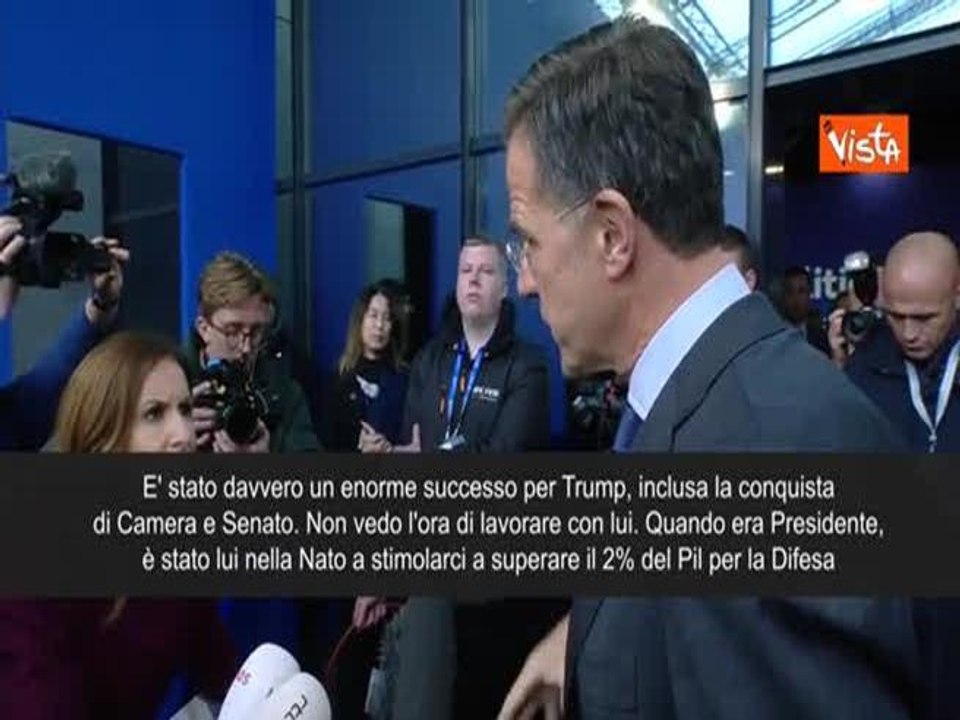 Vittoria Trump, Rutte: Merito suo aumento spesa Nato, non vedo l'ora di lavorare con lui