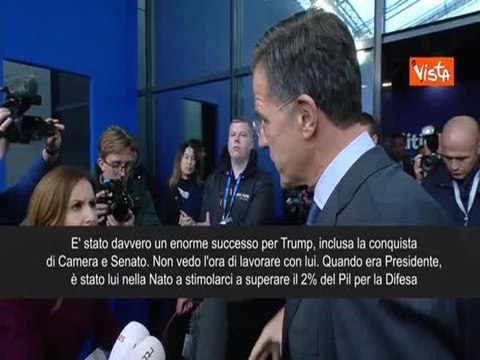 Vittoria Trump, Rutte: Merito suo aumento spesa Nato, non vedo l'ora di lavorare con lui