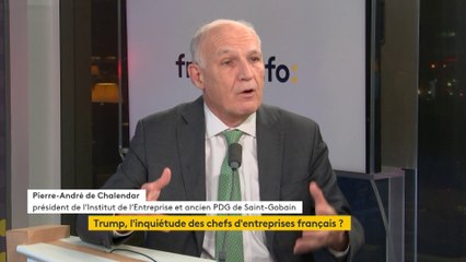Prix de l'énergie : "Avec Trump, les prix du gaz vont baisser aussi en Europe", indique Pierre-André de Chalendar de l'Institut de l'entreprise