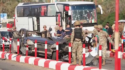 레바논 주둔 유엔군 포함 드론에 피격...7명 부상 / YTN