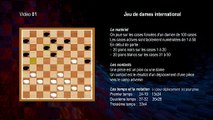 Le jeu de dames international