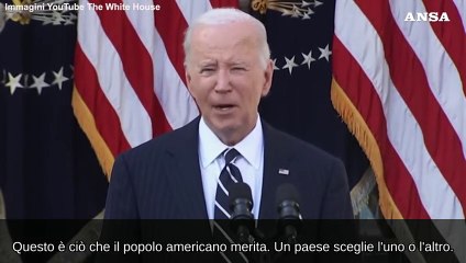 Biden: "Persa questa battaglia ma non possiamo mollare"