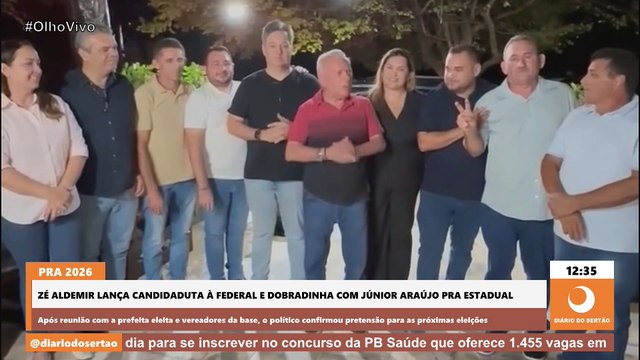 Zé Aldemir lança candidatura à federal e dobradinha com Júnior Araújo pra estadual