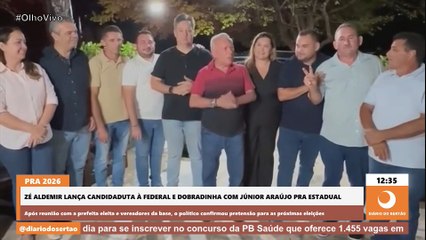 Zé Aldemir lança candidatura à federal e dobradinha com Júnior Araújo pra estadual