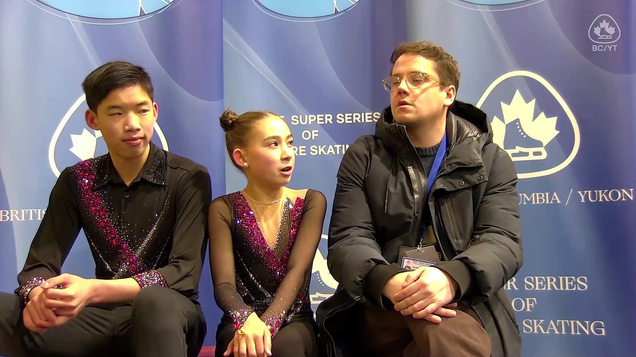 Novice Pair Short Program 2025 Skate Canada BC/YT Super Series Sectionals - Meeker Arena