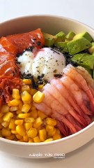 Sushi Poke Bowl recipe in 1 minute | Easy and Delicious