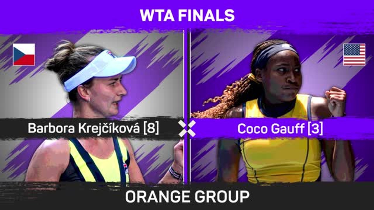 Krejcikova beats Gauff as both women reach semi-final