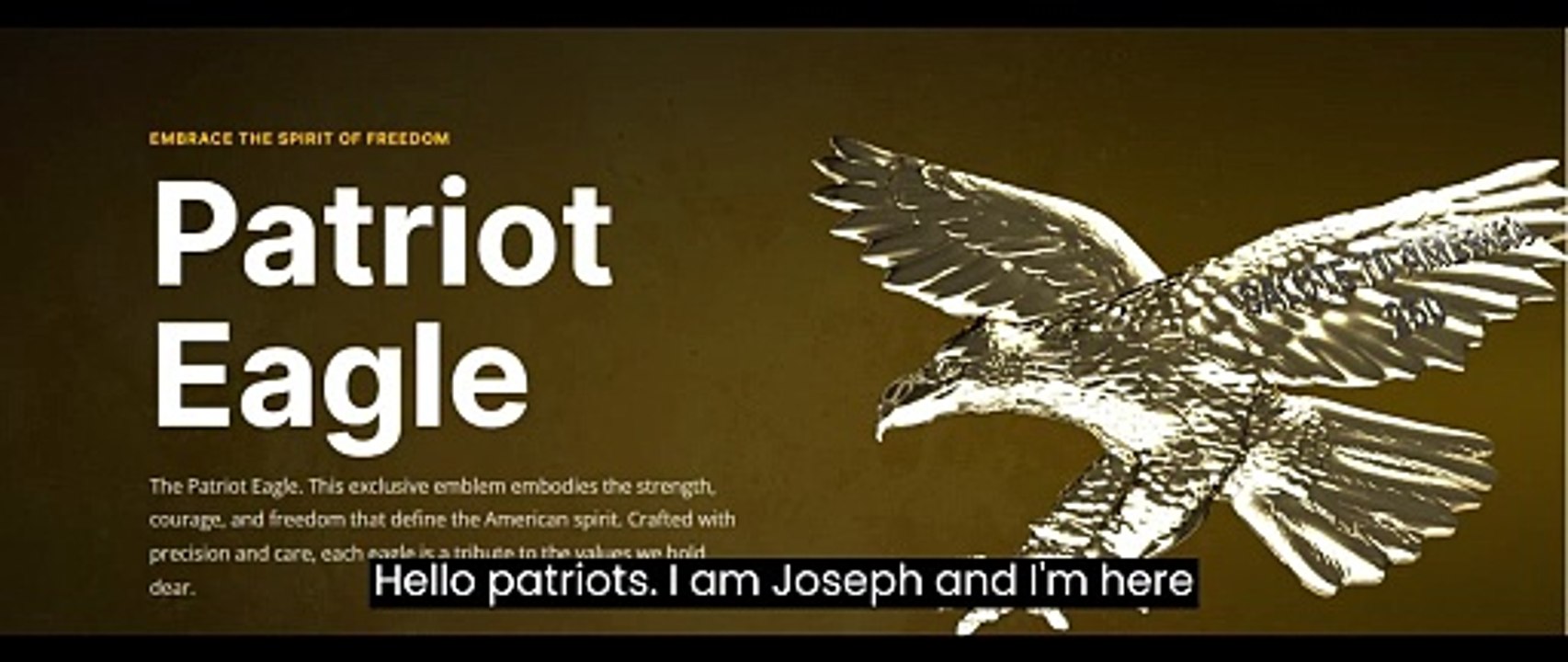 TRB -The PATRIOT EAGLE Review  ✅American Wealth✅TRB Reviews✅TRB Patriot Eagle✅Trump Produts Reviews