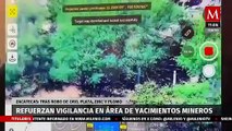 Refuerzan vigilancia aérea a yacimientos mineros en Zacatecas tras el robo de oro, plata, zinc y plomo