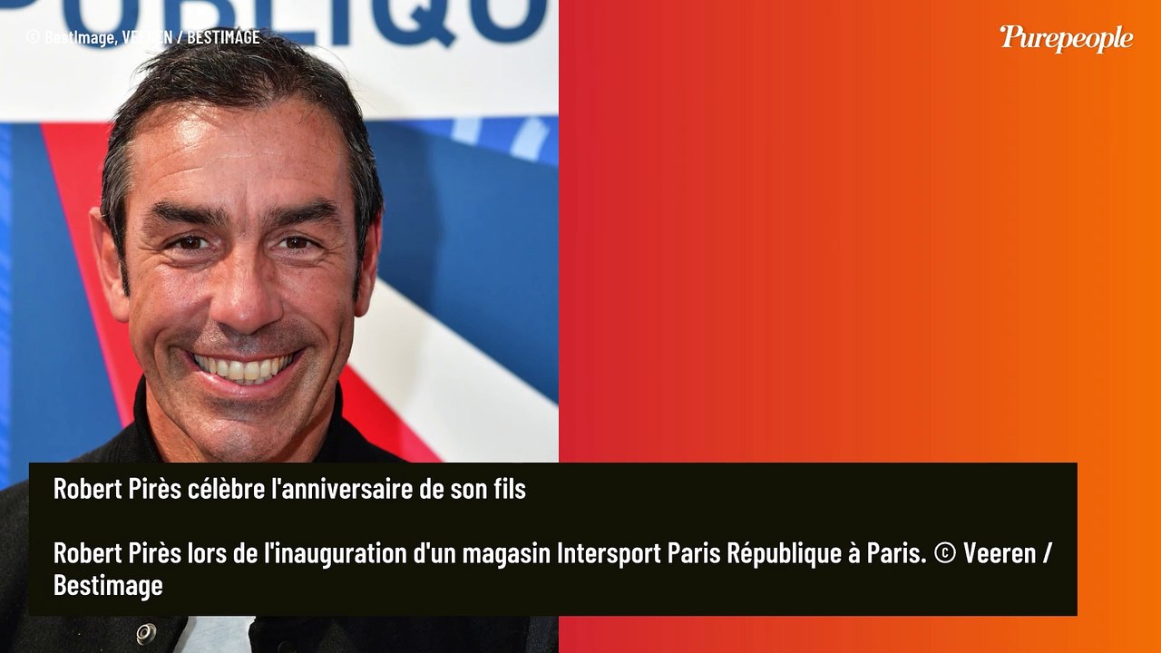 Après son divorce, Robert Pirès célèbre l'anniversaire de son fils Théo (16 ans), beau gosse presque aussi grand que lui !