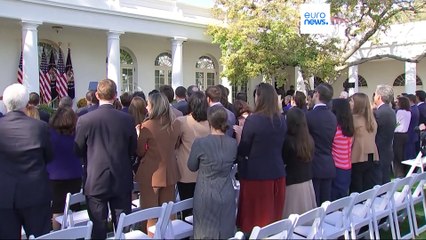 Joe Biden lobt Kamala Harris und die US-Demokratie in seiner Rede im Weißen Haus