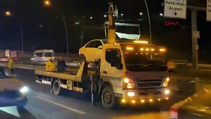 Ankara'da 8 aracın karıştığı zincirleme kaza: 2 yaralı