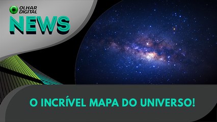 O incrível mapa do Universo! | 07/11/2024 | #OlharDigital