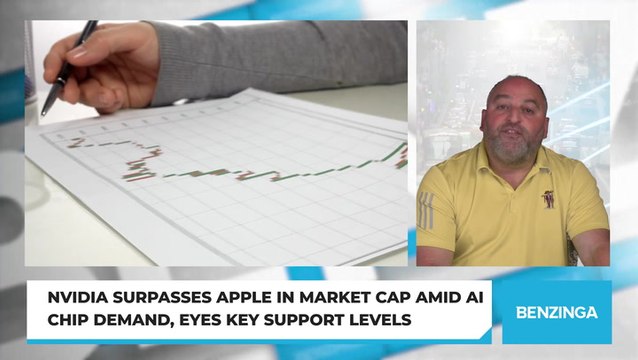 Nvidia Surpasses Apple in Market Cap Amid AI Chip Demand, Eyes Key Support Levels