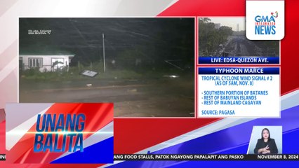 Malakas na ulan at hangin, naranasan sa ilang lugar sa Cagayan dahil sa Bagyong Marce | Unang Balita