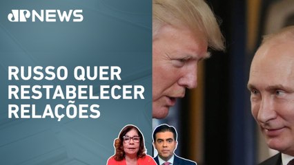 Vladimir Putin parabeniza Trump pela vitória nas eleições dos EUA; Dora Kramer e Viela comentam