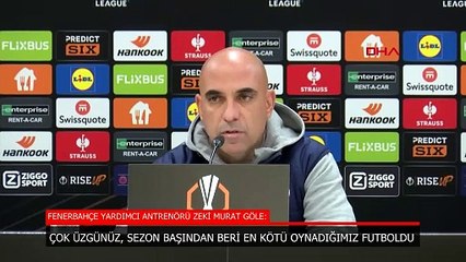 Zeki Murat Göle: Sezon başından beri oynadığımız en kötü futboldu