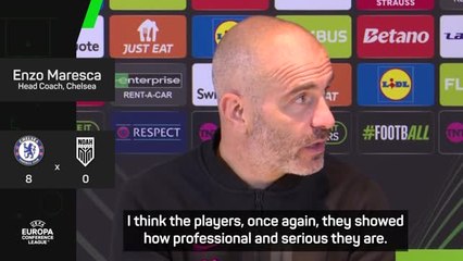 Maresca praises players' 'professionalism' after hitting Noah for EIGHT