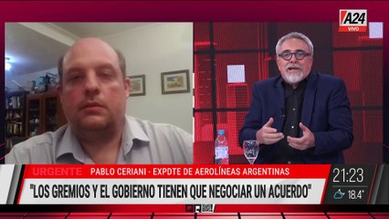 📢"EL GOBIERNO TIENE QUE DEJAR DE HACER CAMPAÑA POLÍTICA", Pablo Ceriani