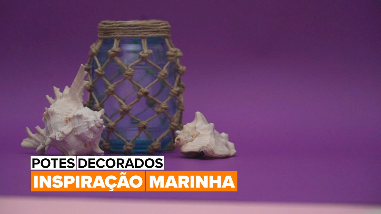 Potes Decorados: Inspiração Marinha