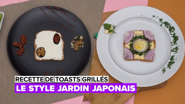 Recette de toasts grillés : le style jardin japonais