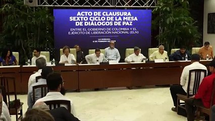 Gobierno de Colombia y ELN acuerdan retomar diálogos de paz
