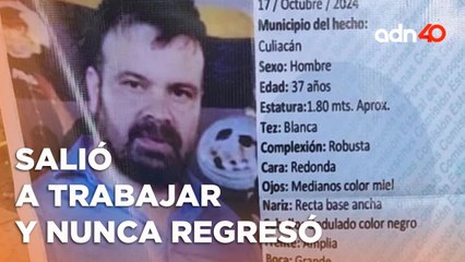 En busca de José Ángel Sarabia, salió a trabajar y nunca regresó