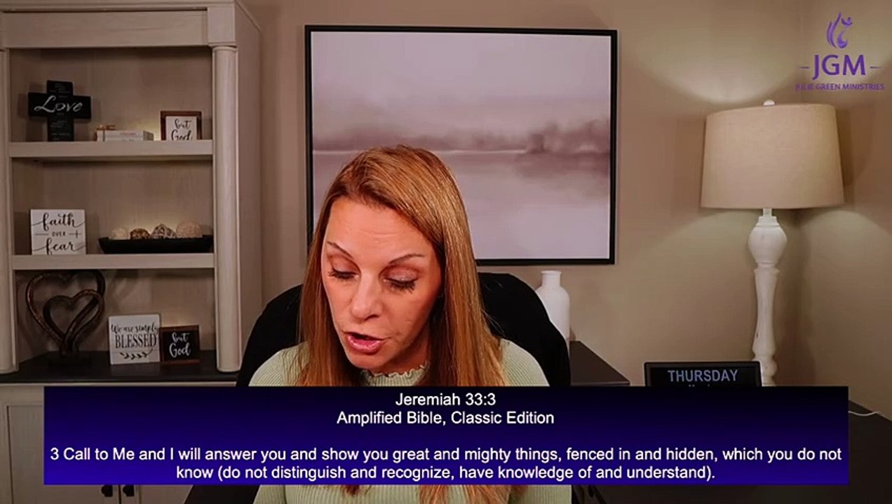 LIVE WITH JULIE GREEN MINISTRIES 11/08/2024