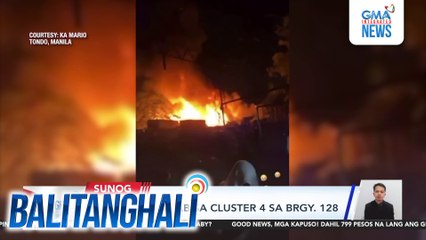 Sunog, sumiklab sa Cluster 4 sa Brgy. 128 | Balitanghali