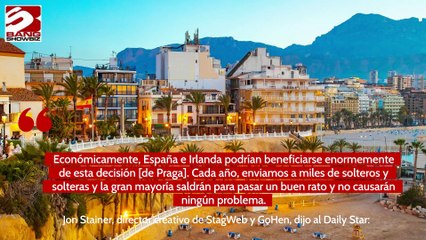 Benidorm, elegido el mejor destino para despedidas de soltero o soltera en 2024