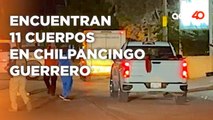 11 cuerpos abandonados en una camioneta en Chilpancingo, Guerrero