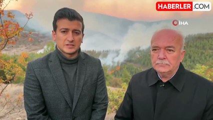 Bursa'da Orman Yangınına Müdahale Devam Ediyor