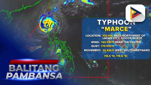 Bagyong #MarcePH, posibleng lumabas ng PAR mamayang hapon o gabi; LPA sa labas ng PAR, mahigpit na binabantayan ng PAGASA