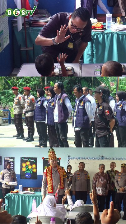 Senyum Ceria Anak-Anak Tanda Sukses Program Makan Sehat Kapolda Sumsel