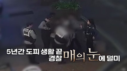 [영상] 5년간 도피 조폭 수배자...경찰 불심검문에 검거 / YTN