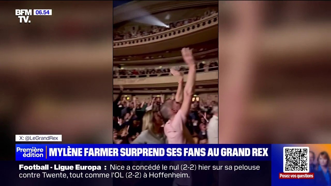 "Nevermore": Mylène Farmer surprend ses fans et s'invite à la projection de son film au Grand Rex