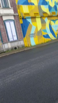 fresque grande rue place Chapal Roubaix