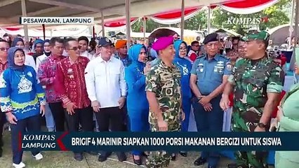 Brigif 4 Marinir Siapkan 1.000 Porsi Makanan Bergizi untuk Siswa