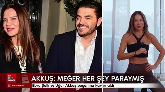 Ebru Şallı ve Uğur Akkuş boşanma kararı aldı