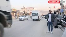 Hafriyat Kamyonunun Altında Kalan Motosikletli Kendi İmkanlarıyla Çıktı