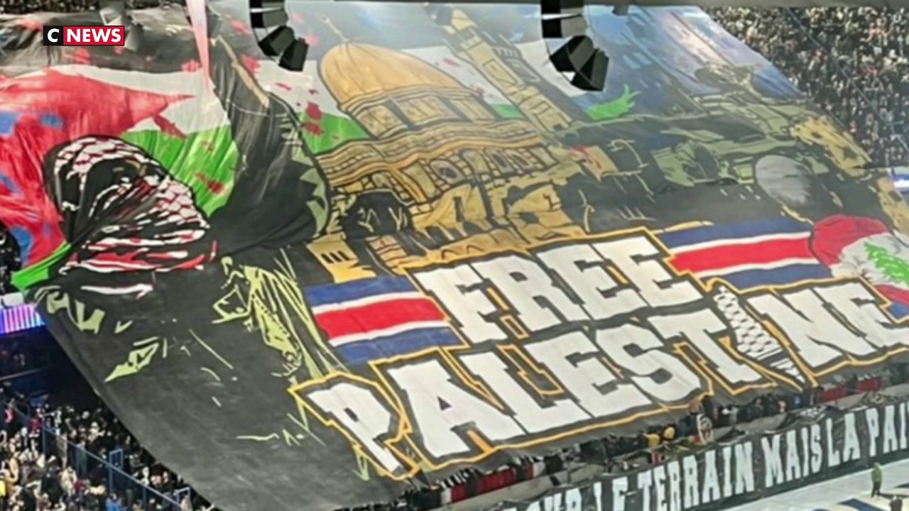 Banderole «Free Palestine» déployée au Parc des Princes : le président de la FFF et le directeur général du PSG convoqués