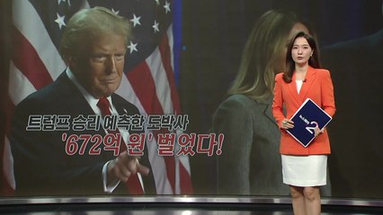 트럼프 승리 예측한 도박사 '672억 원' 벌었다!..."나는 투자자이자 통계학자" [앵커리포트] / YTN