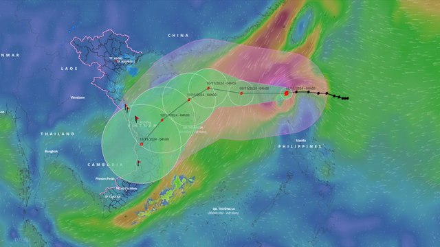 Bão Yinxing đi vào Biển Đông, trở thành cơn bão số 7
