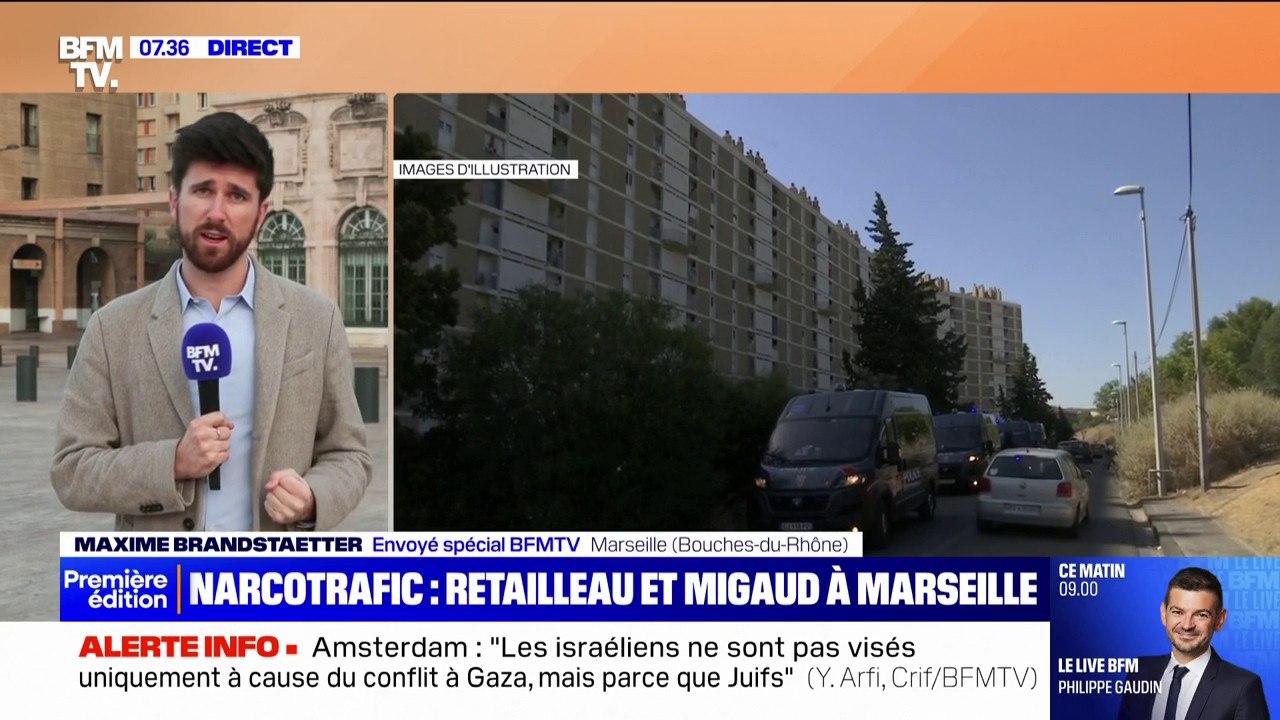 Narcotrafic: Bruno Retailleau et Didier Migaud à Marseille pour des annonces sur le trafic de drogues